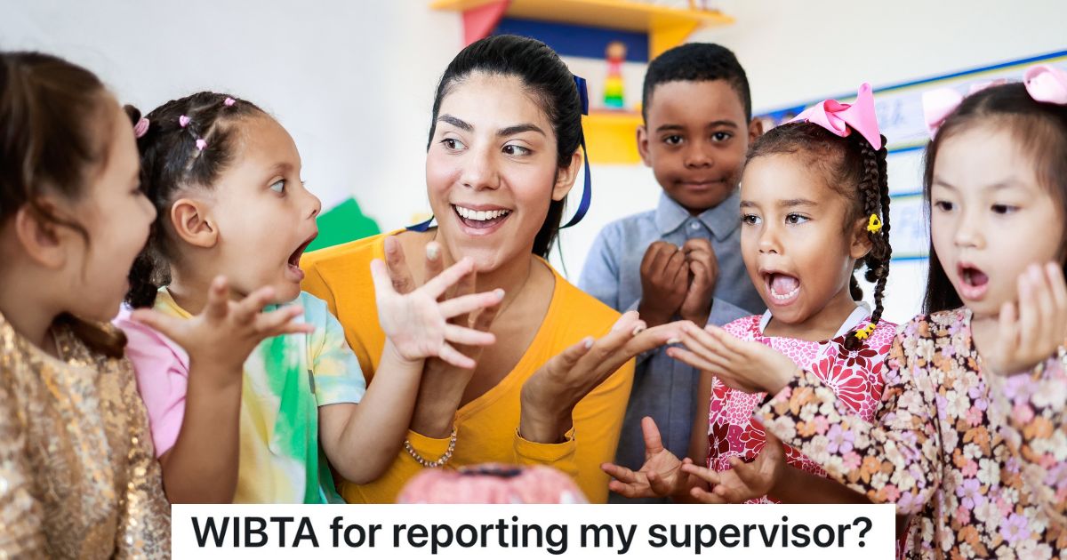 Daycare Supervisor Cares More About Ratios Than The Children, So One Teacher Is Thinking About Reporting Her daycare teacher with five children