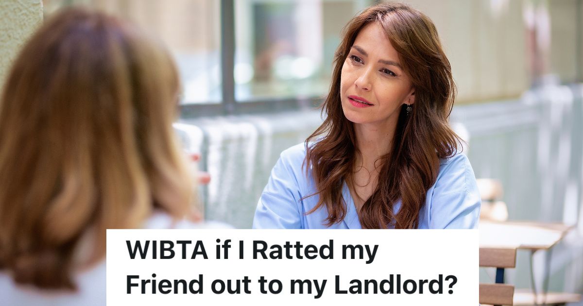 Single Mom Has A Great Deal On Rent At Her Apartment Thanks To Her Awesome Landlord, But She Doesnt Want Her Friend To Rent An Apartment In The Same Building two women having a conversation outside