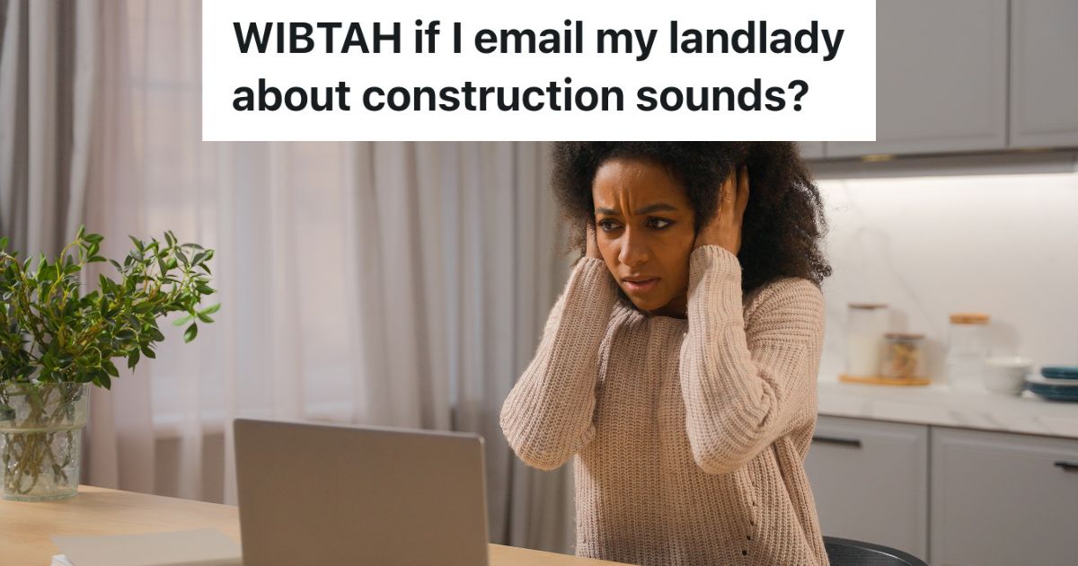 Woman Works From Home, But There Is Construction Noise Just Feet From Her Rental All Day Every Day woman covering her ears while looking at a computer