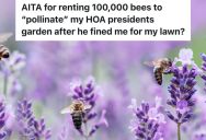 HOA President Brags About His Garden, So One Homeowner Has 100,000 Bees Delivered To His House