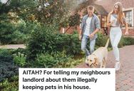 New Neighbors Break All The HOA Rules And A Rule Of Their Lease, So One HOA Member Rats Them Out To Their Landlord Who Ends Up Evicting Them