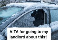 Tenant Shares Driveway With Next Door Neighbor, But The Wind Keeps Blowing Broken Glass From The Neighbor’s Old Car’s Broken Window Into Her Part Of The Driveway
