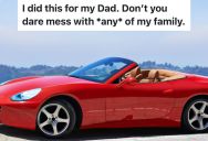 Dad Moves In With A Friend Rent Free While Going Through A Hard Time, But When The Friend Gets Physically Abusive, The Dad’s Adult Child Gets Revenge On The Friend’s Car