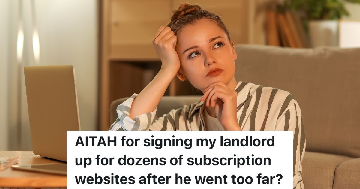 thoughtful woman looking up from her laptop