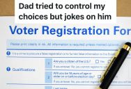 Teenager Takes A Quiz At School To See Which Political Party He Should Pick, But His Dad Doesn’t Like The Results