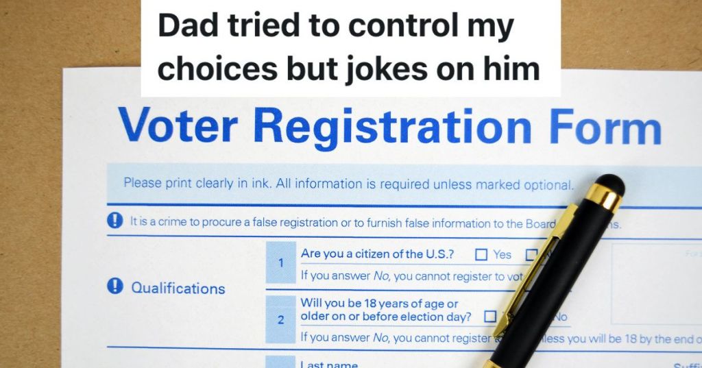voter registration form