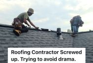 Roofing Contractor Messes Up And Accidentally Installs The Wrong Roofing Color, So Now The Homeowner Might Get In Trouble With The HOA