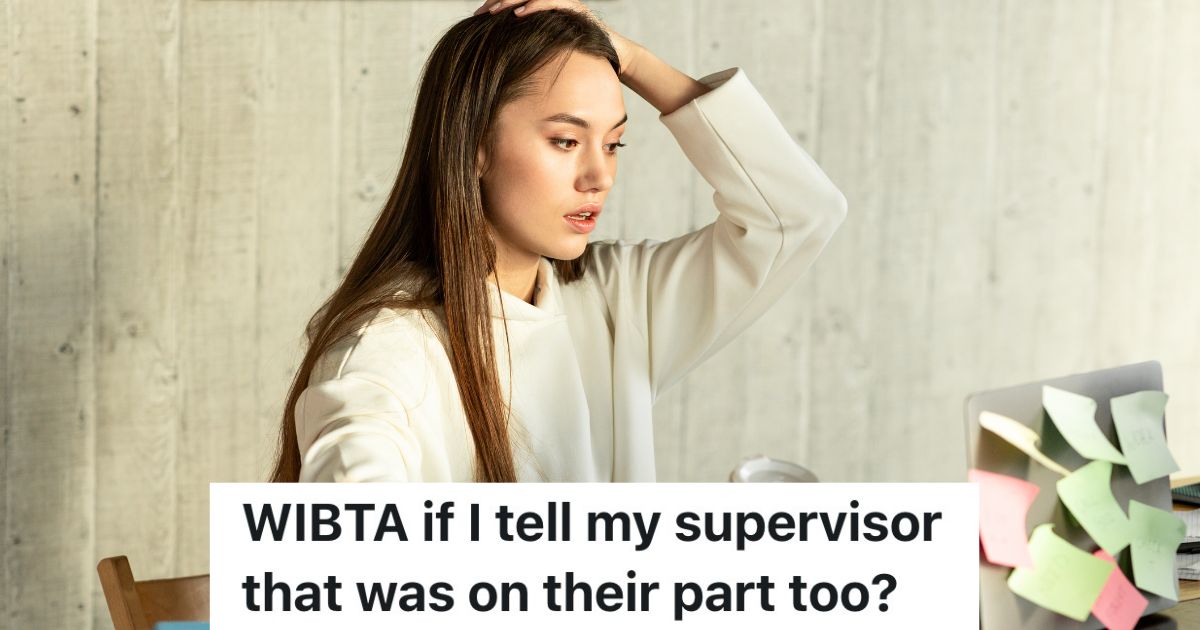 worried woman looking at computer