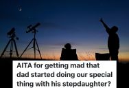 Teenage Girl Goes Stargazing With Her Dad And Only Her Dad, But Recently, He Started To Take His Stepdaughter, Too