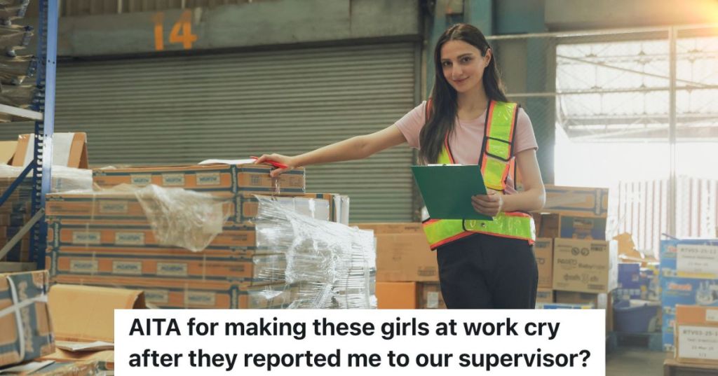woman working at a warehouse