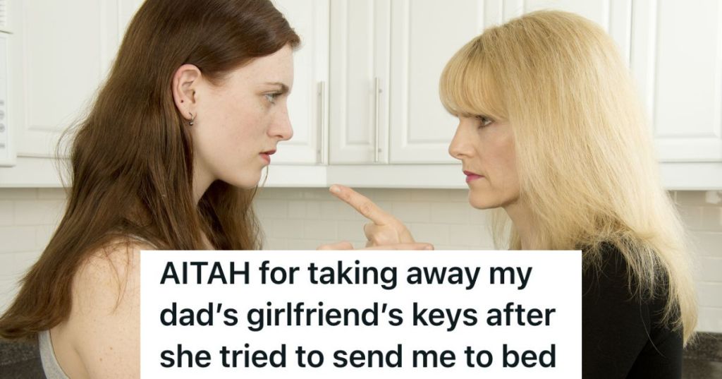 young woman and middle aged woman arguing