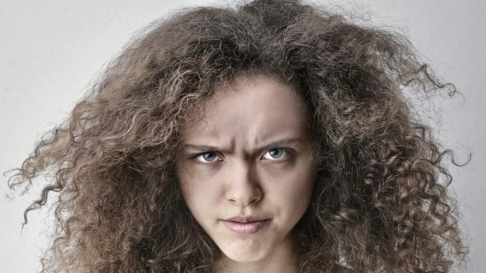 angry young woman