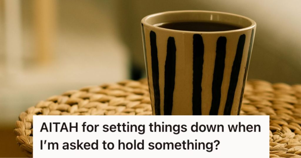 A cup of beverage sitting on the table