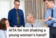 Man Followed An Old Etiquette He Learned While Growing Up And Didn’t Shake A Woman’s Hand At A Meeting, So She Felt Upset And Disrespected