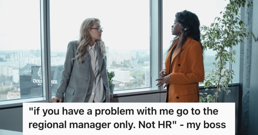 Two executives talking in the meeting room