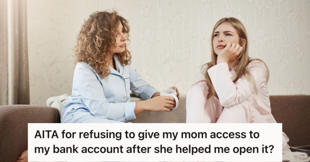 Mom and teen daughter having a serious conversation in pajamas