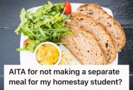 Woman Cooked Dinner For Her Homestay Student, But The Teen Got Disappointed That It Wasn’t Her Go-To After Practice Meal