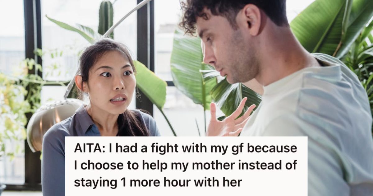 Man and woman arguing