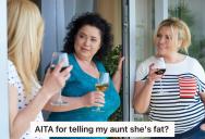 Her Aunt Made A Hurtful Comment About Her Weight During A Family Dinner, So This Teenage Girl Snapped Back And Gave Her A Taste Of Her Own Medicine