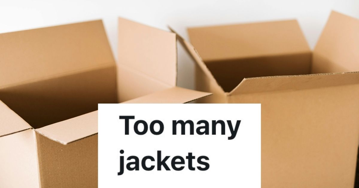 Two empty cardboard boxes