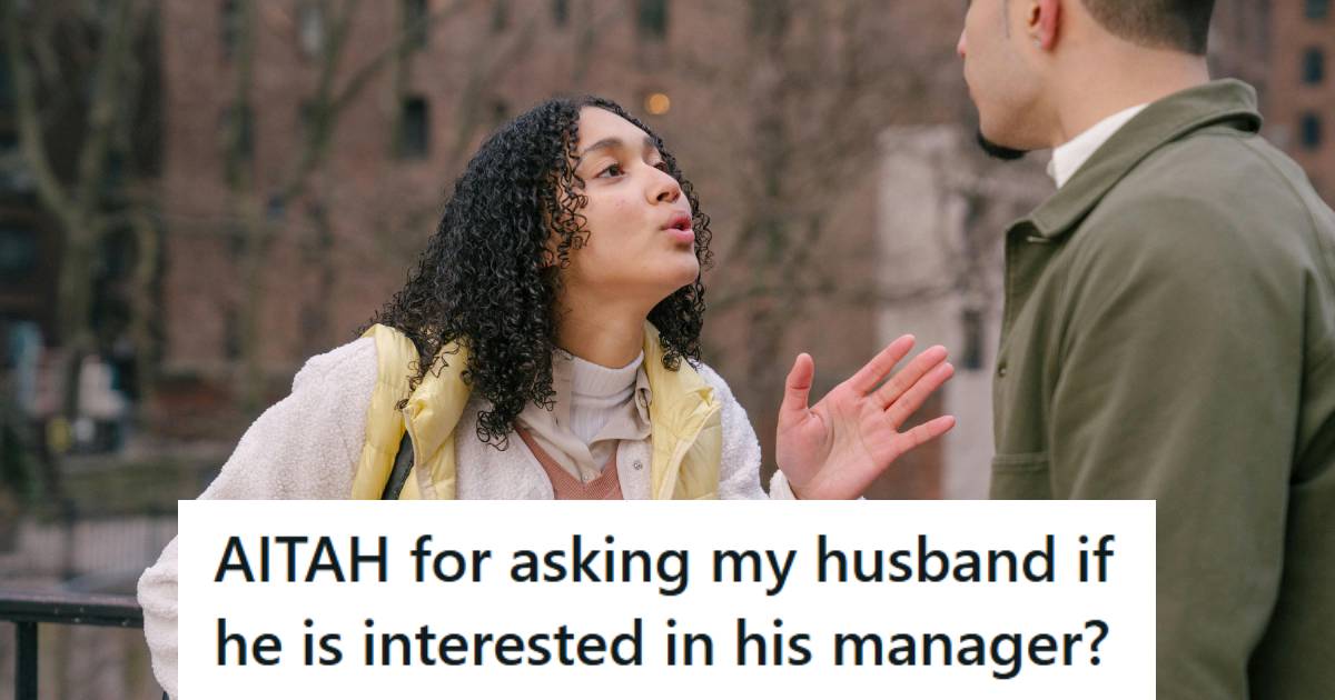 Woman confronting her husband over his recent behavior