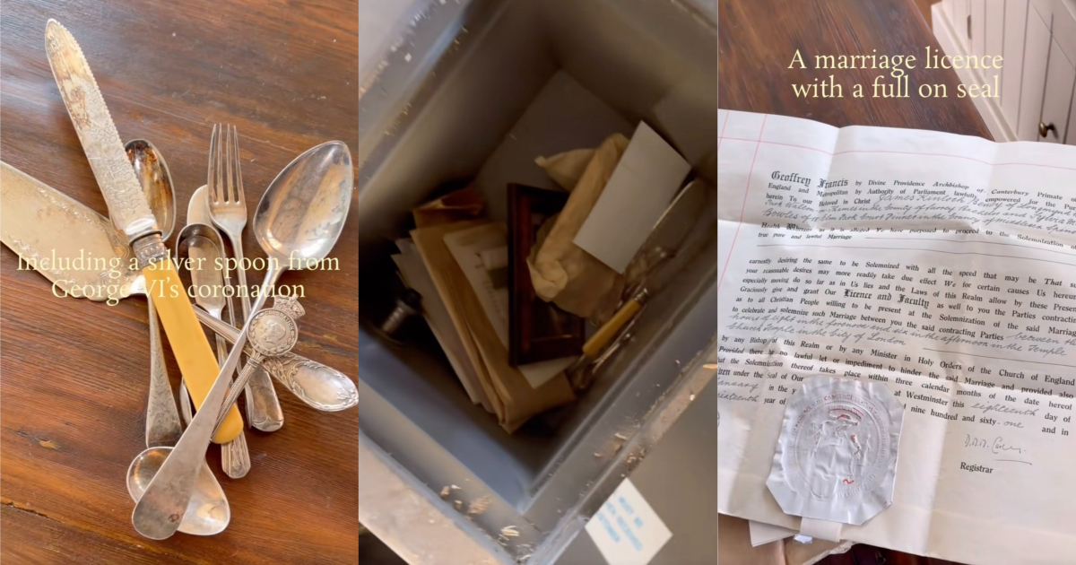 items in a safe