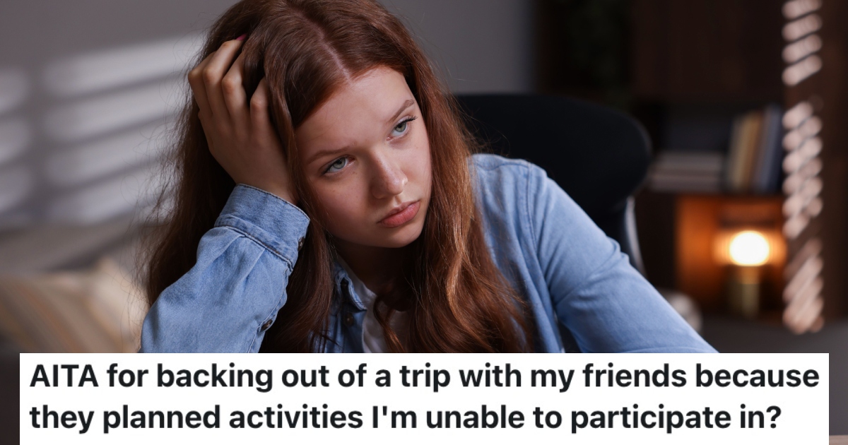 A High School Seniors Friends Want To Spend Their Planned New York City Trip Partying And Going To Clubs, But Shes Not Into It And She Wants To Back Out girl with a bored look