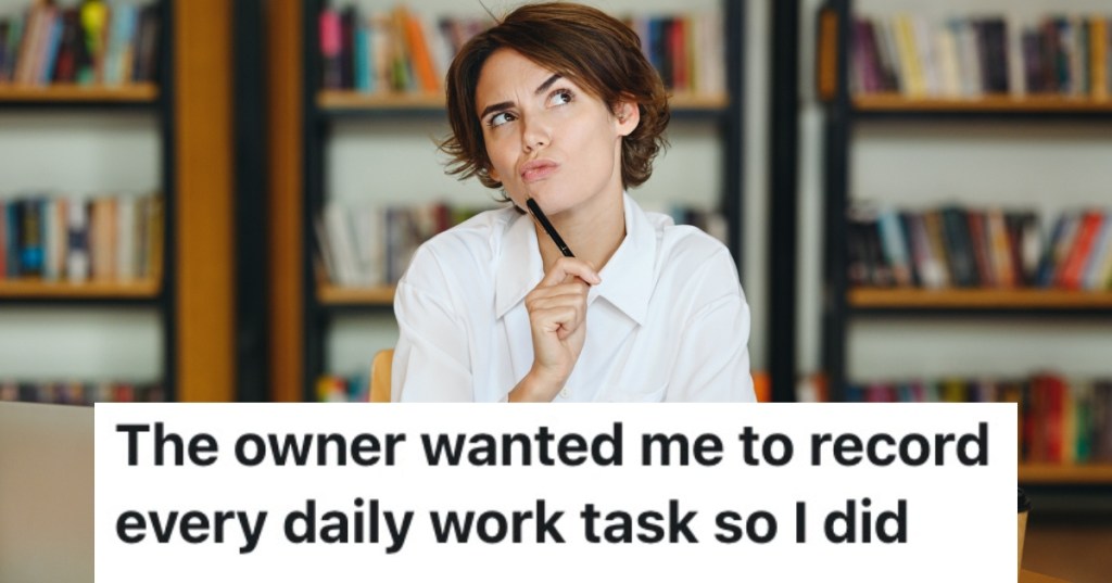 woman working at a desk