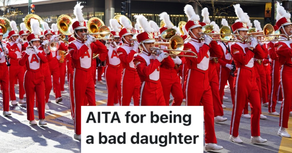 marching band on a street