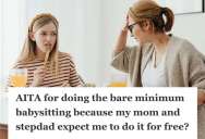 High Schooler Was Made The Default Babysitter For Her Young Stepbrother While Navigating Her Own Busy Schedule, So When Her Parents Refused To Pay Her, She Pulled Back And The Family Noticed A Big Change In The Boy’s Development