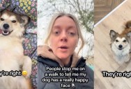 She Was Rescued and Given a New Home, and Now She Can’t Stop Smiling