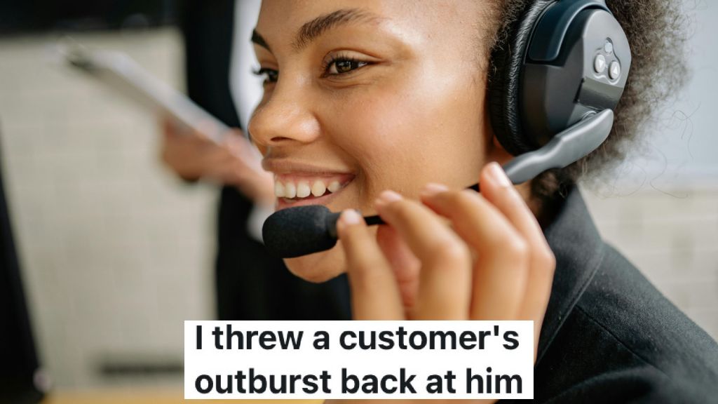 customer service rep smiling