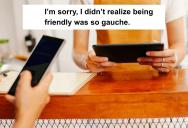 Checkout Operator Followed The Staff Policy To Be Friendly And Welcoming To Customers. But This Kind Approach Really Didn’t Go Down Well With One Old Lady