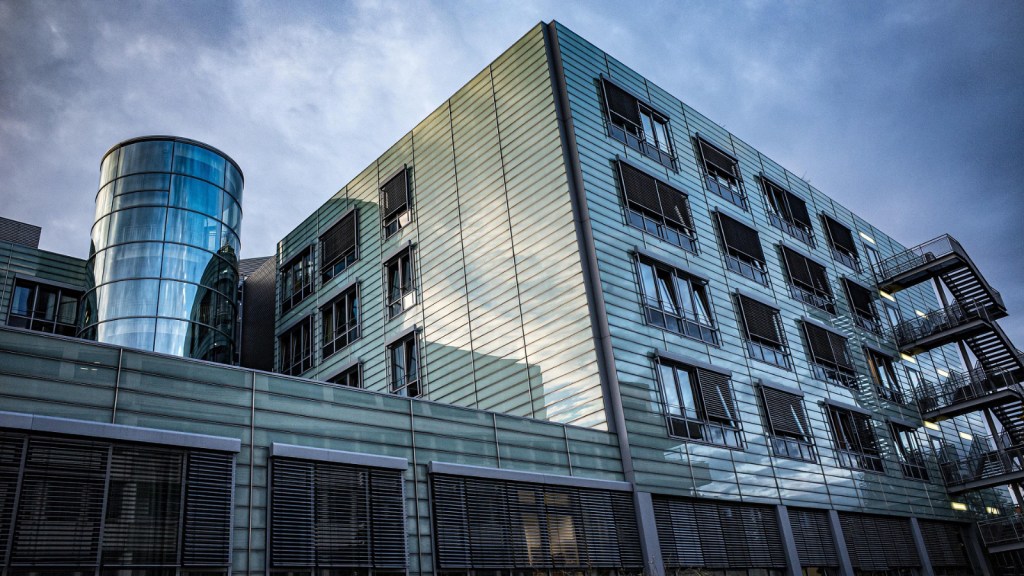 Exterior of a hospital building
