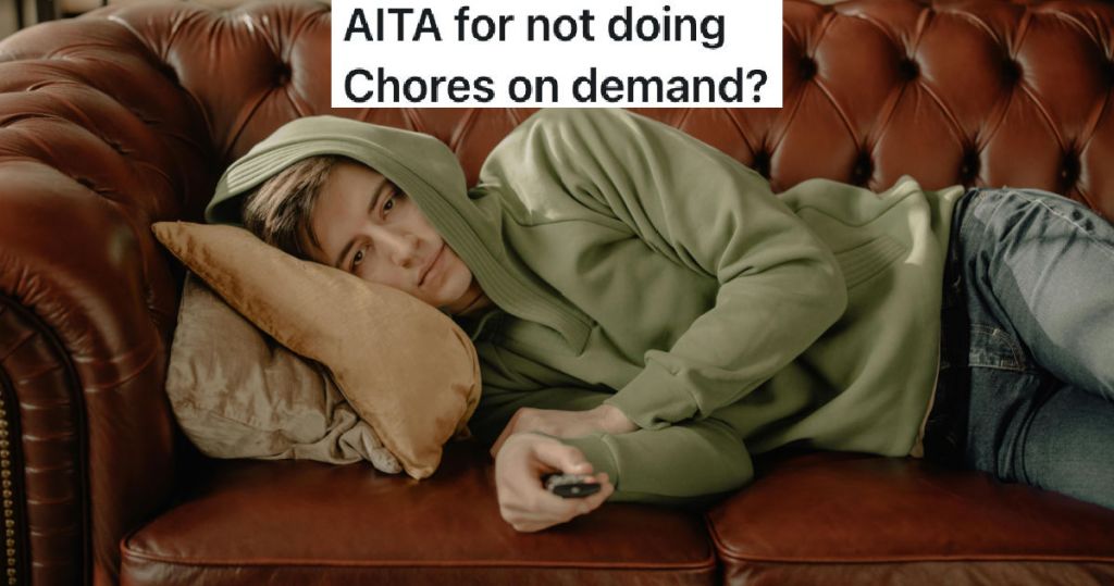 teenager rotting on the couch