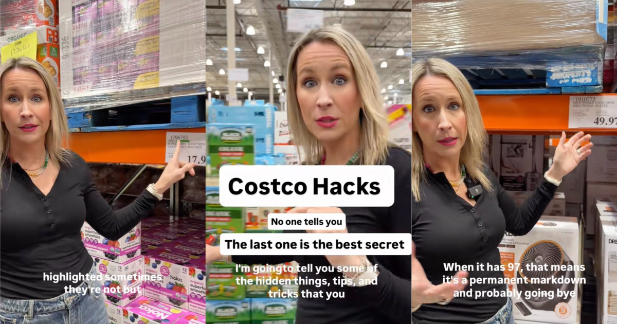 A Woman Shared Hacks For Shopping At Costco woman in a costco
