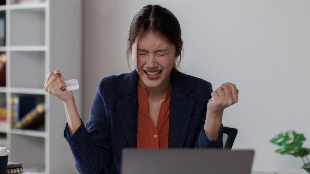 woman in an office