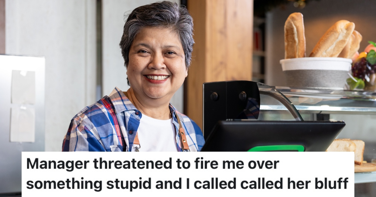 cashier with a smile