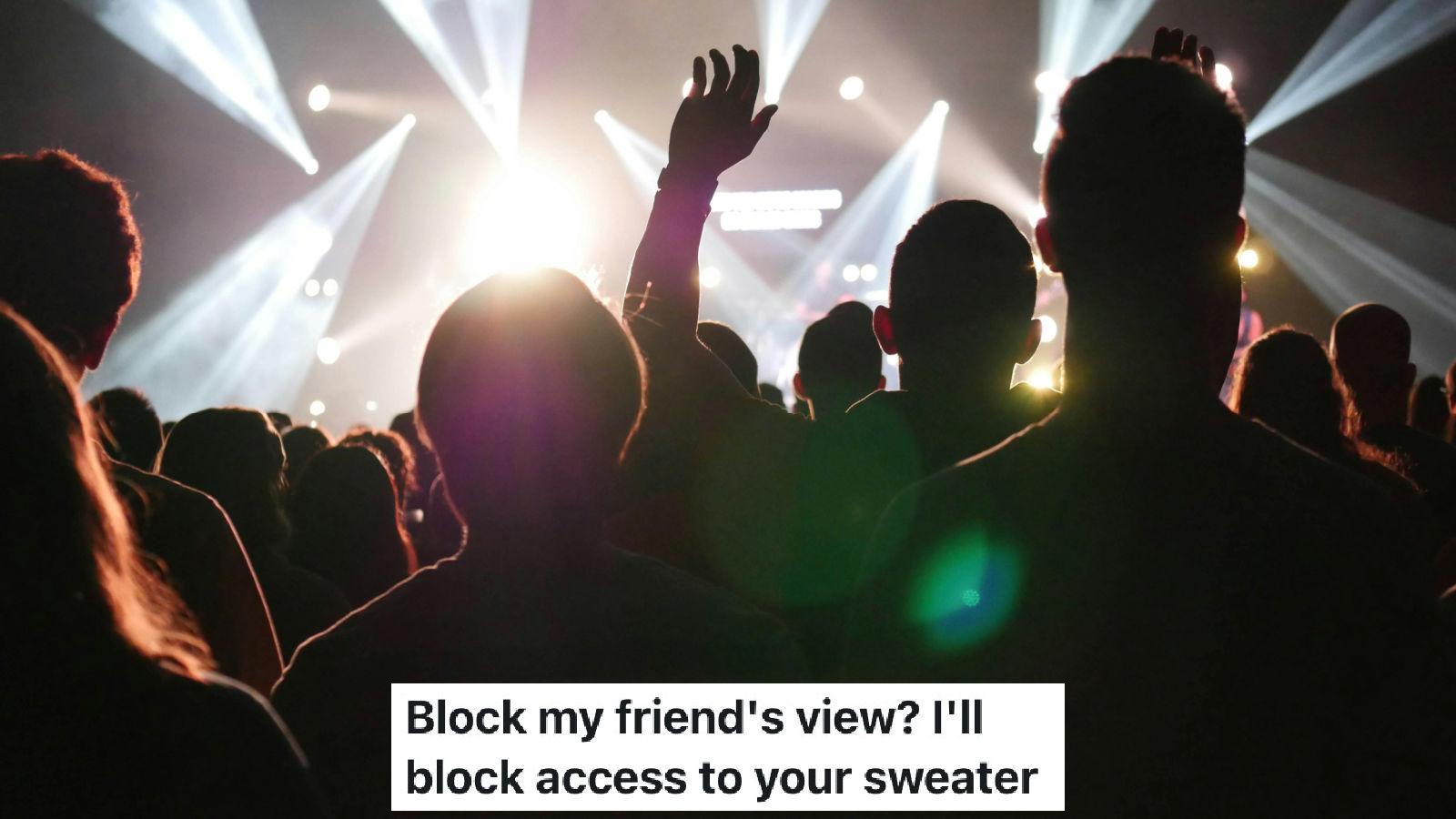people at a concert