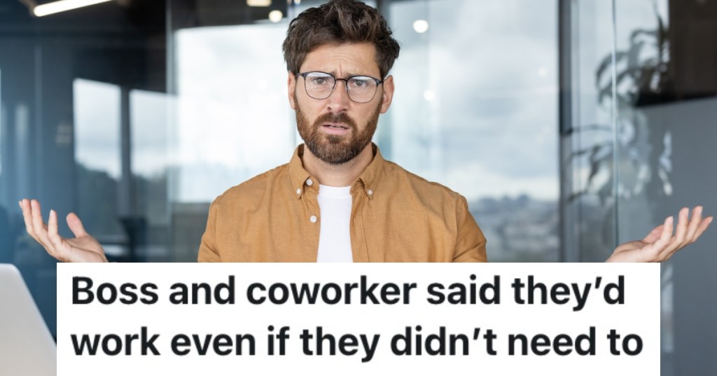 man in an office