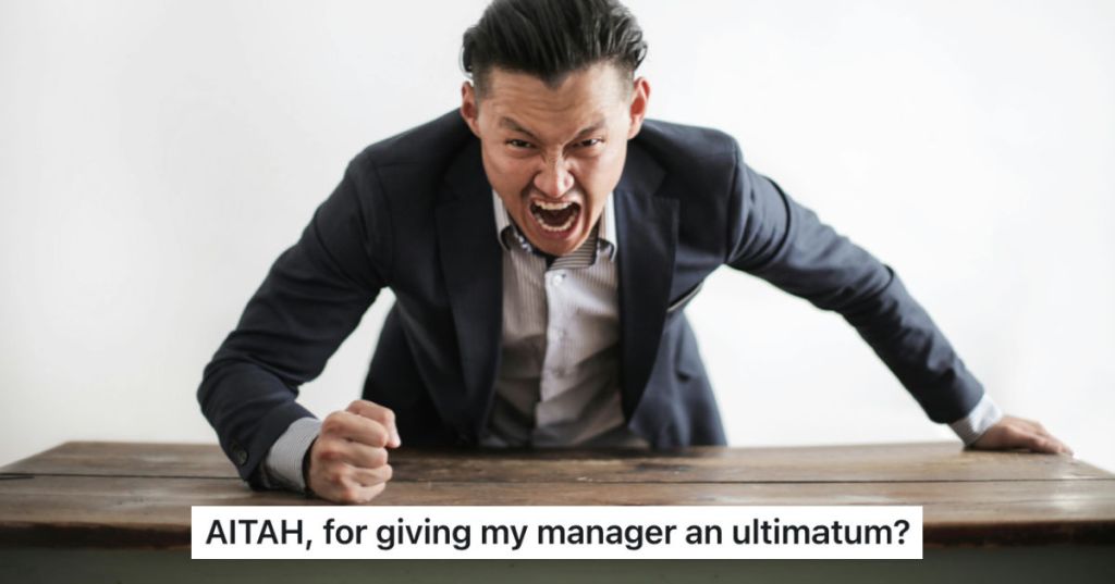 Angry manager