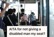 Woman Refused To Give Up Her Bus Seat For A Disabled Man She Saw Struggling, So Her Sister Stepped In And Called Her Out For Lacking Basic Empathy