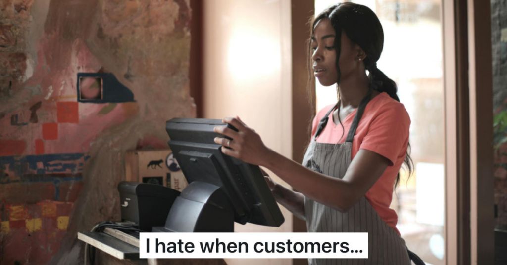 female cashier
