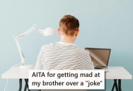 Teenage Boy Got Upset After His Younger Brother Threw Trash Onto His Desk As A Joke, So He Confronted And Educated Him About What A Humor Should Be