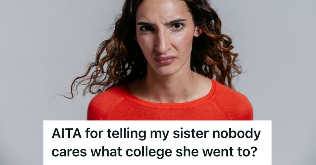 disgusted woman in red shirt