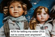 Older Sister Tells Her Younger Sister She Can’t Come Over Anymore After Repeatedly Stealing And Damaging Her Belongings, But Their Mom Doesn’t See It As A Big Deal