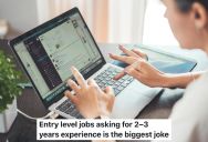 A Person Sounded Off About How Companies Want Workers With Years Of Experience For Entry-Level Jobs