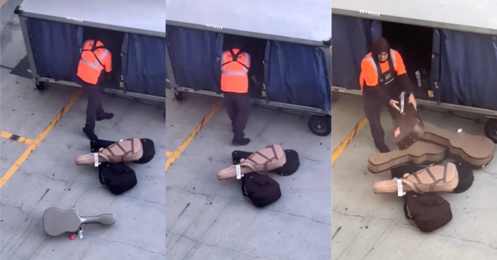 man working at an airport