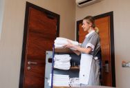 An Assistant Hotel Manager Ordered a Laundry Worker to Stay After Hours Off the Clock. Corporate Found Out and Fired Him Instantly.