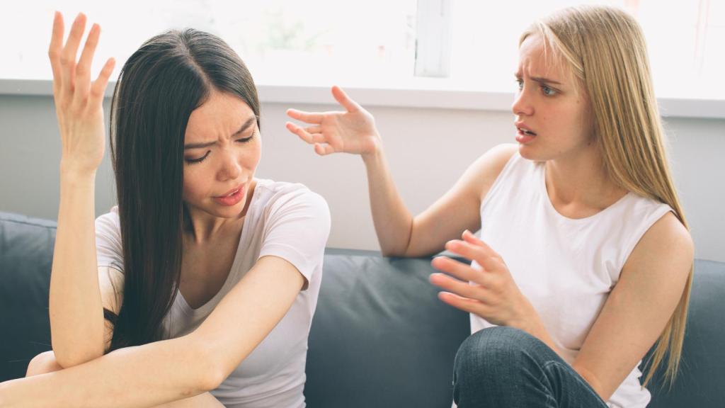 two women having an argument